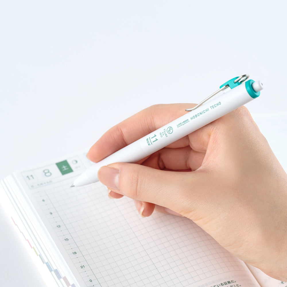 Hobonichi Techo / TSUKI no IRO: Uniball One - July-Dec Set with Case