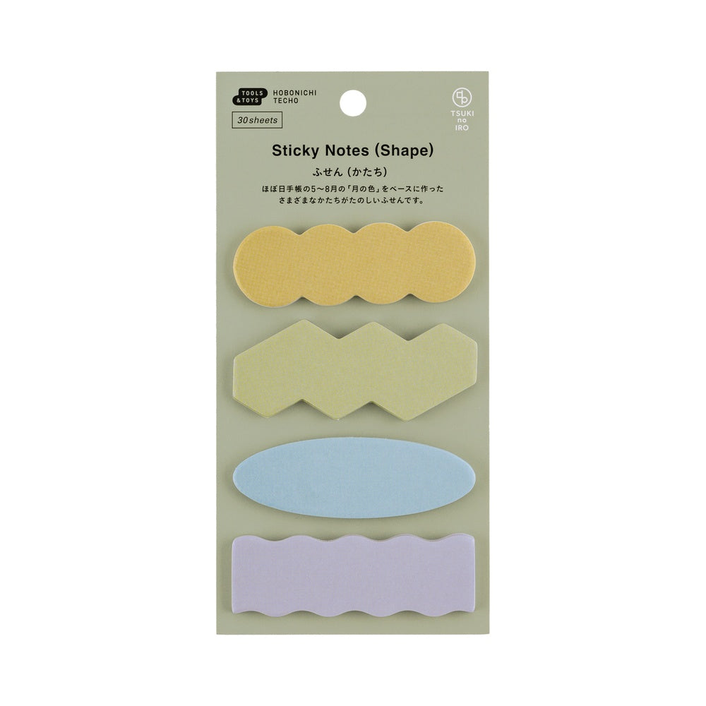 Hobonichi Techo / TSUKI no IRO: Sticky Notes (Shape)