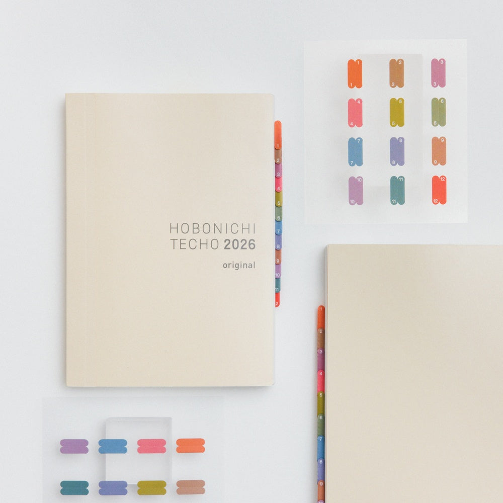Hobonichi Techo / TSUKI no IRO: Index Stickers