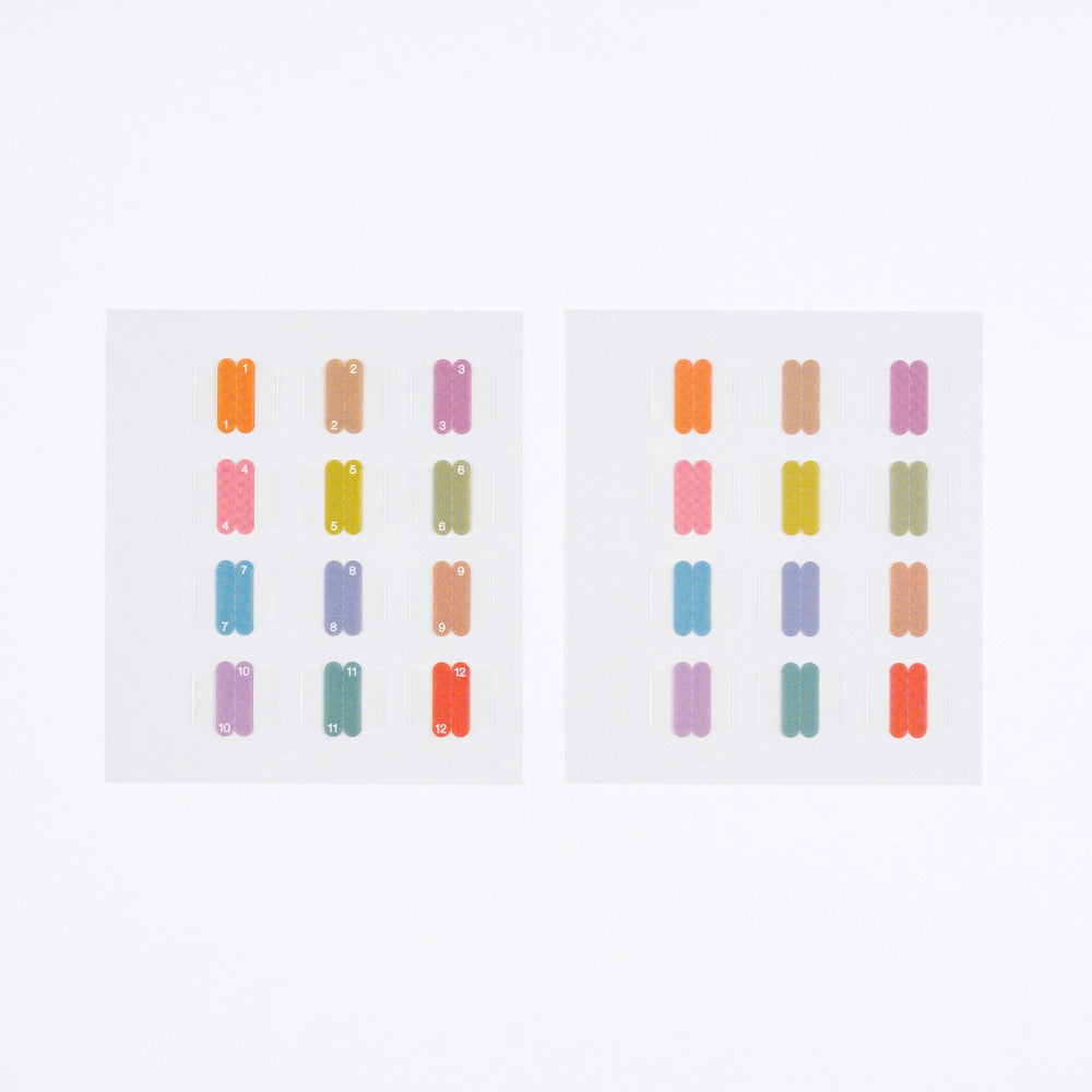Hobonichi Techo / TSUKI no IRO: Index Stickers