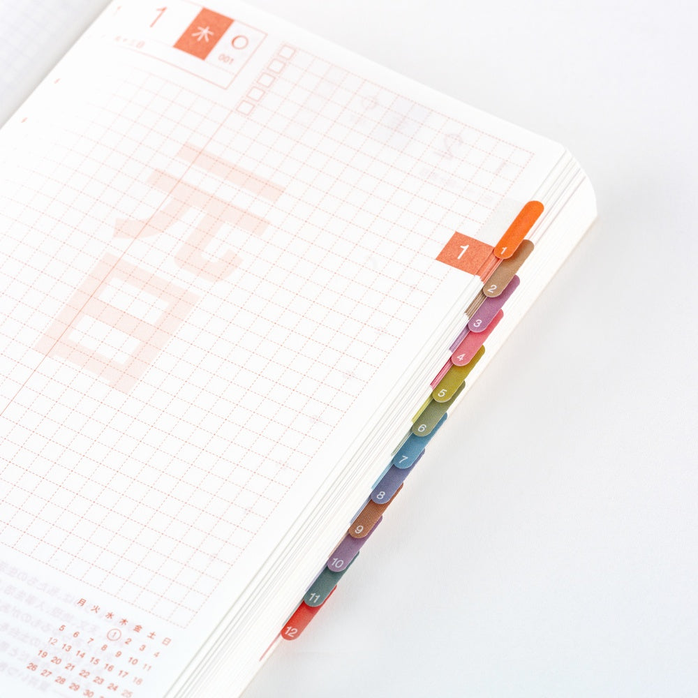 Hobonichi Techo / TSUKI no IRO: Index Stickers