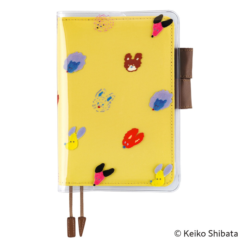 Hobonichi Techo / Keiko Shibata: Cover on Cover for A6 Size (Dog Ears Fluttering in the Wind)