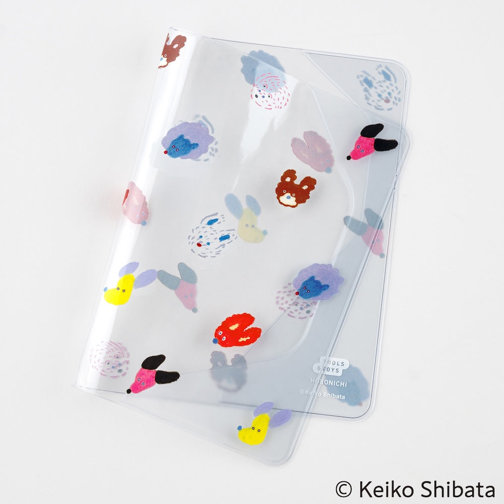 Hobonichi Techo / Keiko Shibata: Cover on Cover for A6 Size (Dog Ears Fluttering in the Wind)