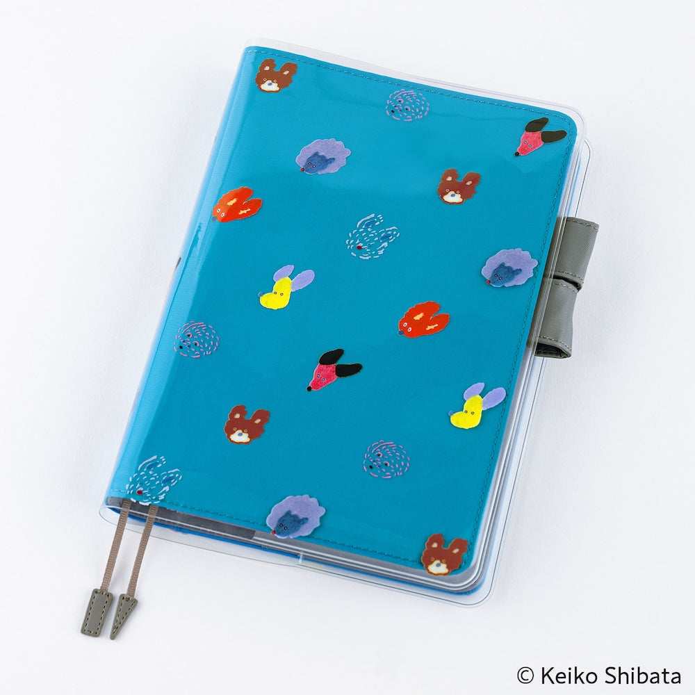 Hobonichi Techo / Keiko Shibata: Cover on Cover for A5 Size (Dog Ears Fluttering in the Wind)
