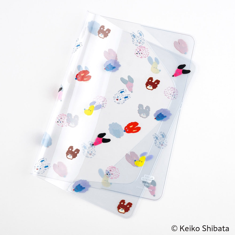 Hobonichi Techo / Keiko Shibata: Cover on Cover for A5 Size (Dog Ears Fluttering in the Wind)
