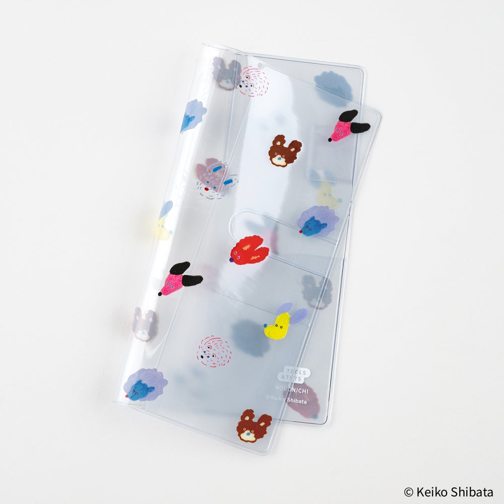 Hobonichi Techo / Keiko Shibata: Clear Cover for Weeks (Dog Ears Fluttering in the Wind)