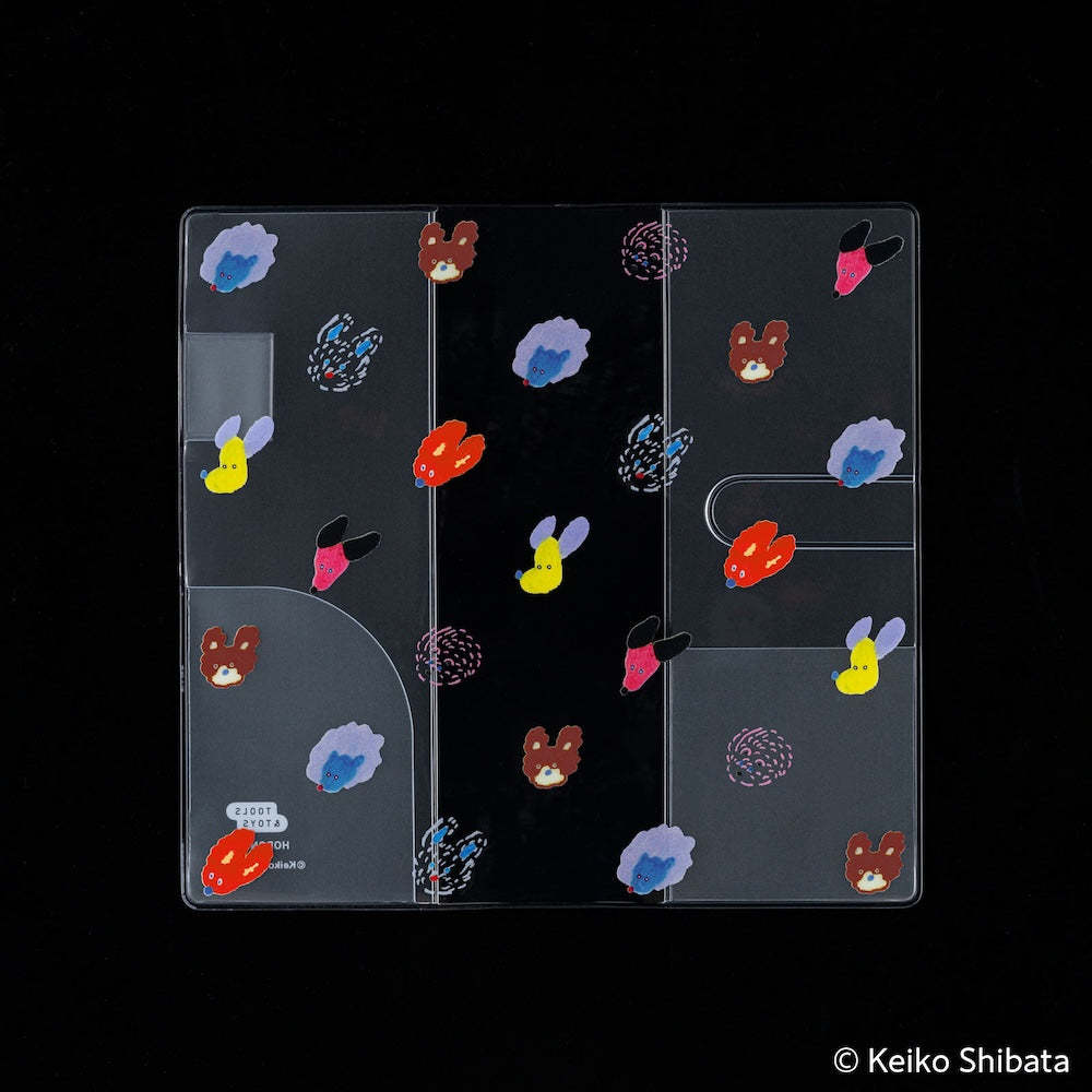 Hobonichi Techo / Keiko Shibata: Clear Cover for Weeks (Dog Ears Fluttering in the Wind)