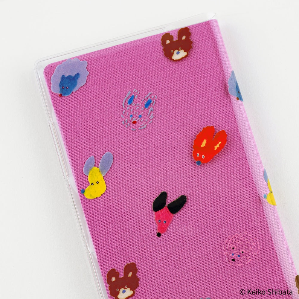 Hobonichi Techo / Keiko Shibata: Clear Cover for Weeks (Dog Ears Fluttering in the Wind)