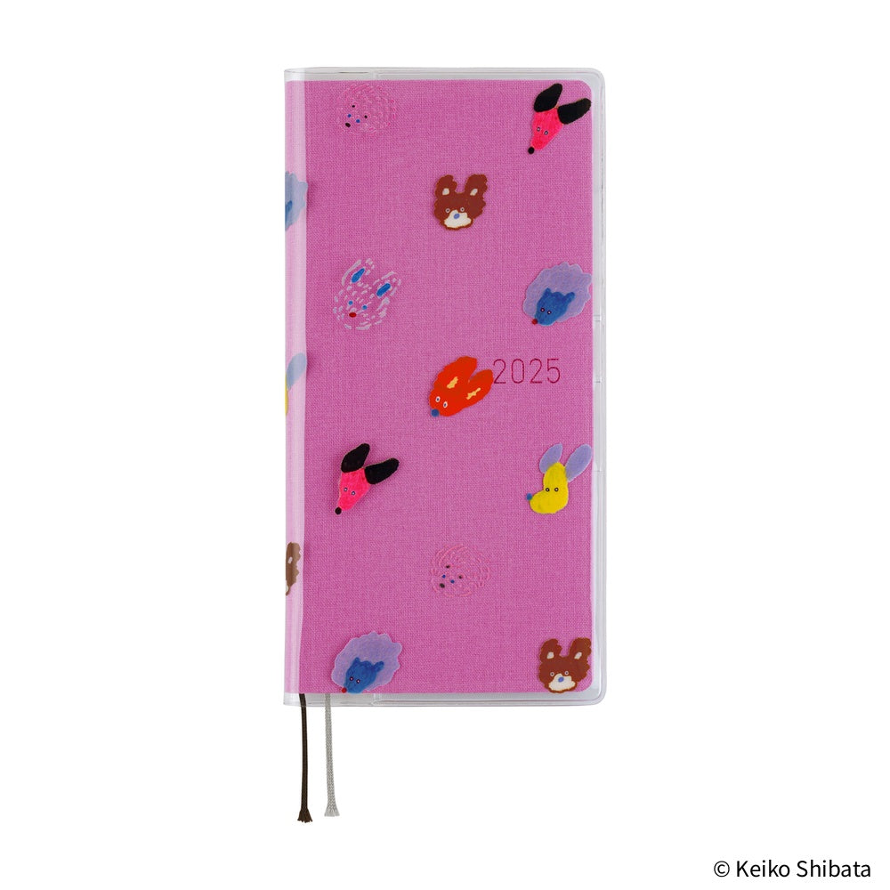 Hobonichi Techo / Keiko Shibata: Clear Cover for Weeks (Dog Ears Fluttering in the Wind)