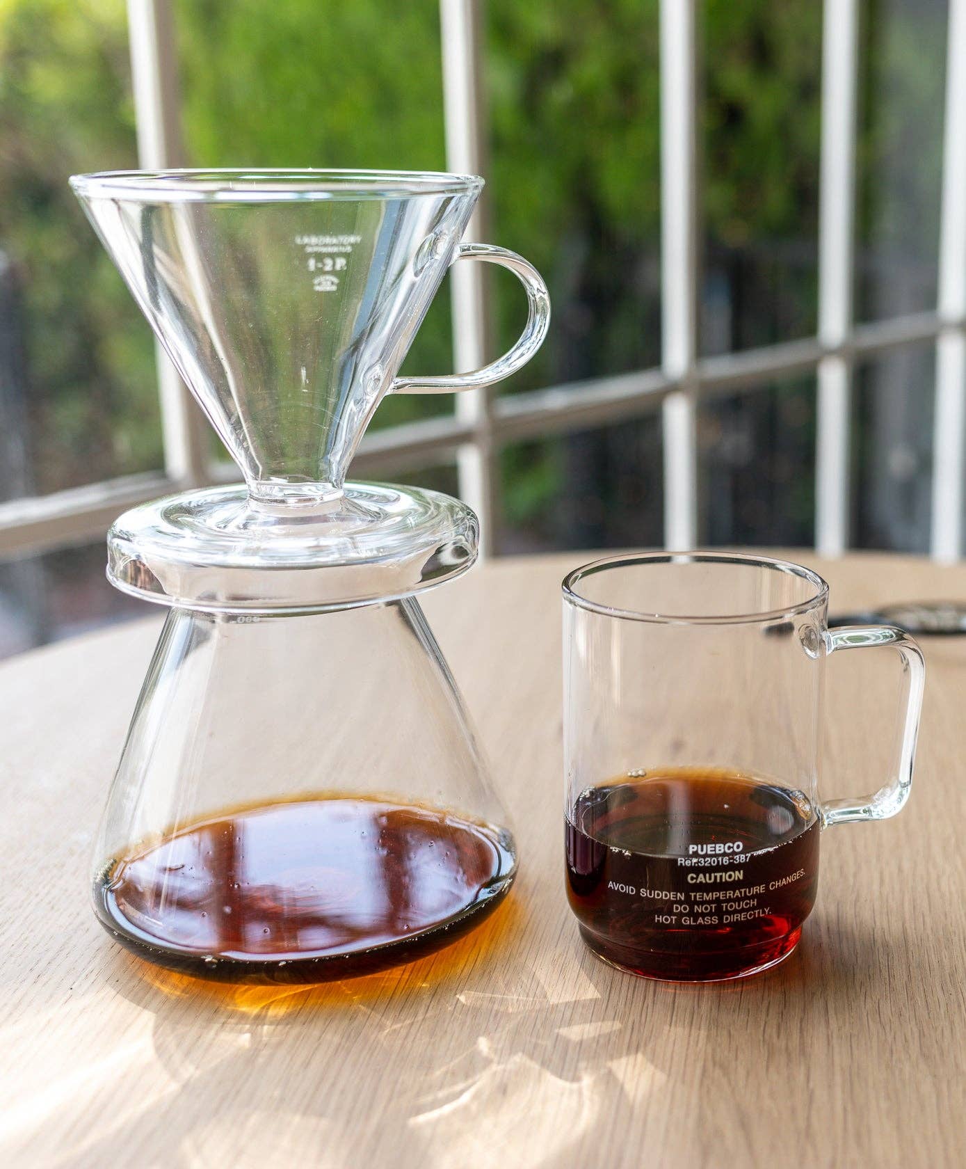Glass Coffee Pour-Over Set