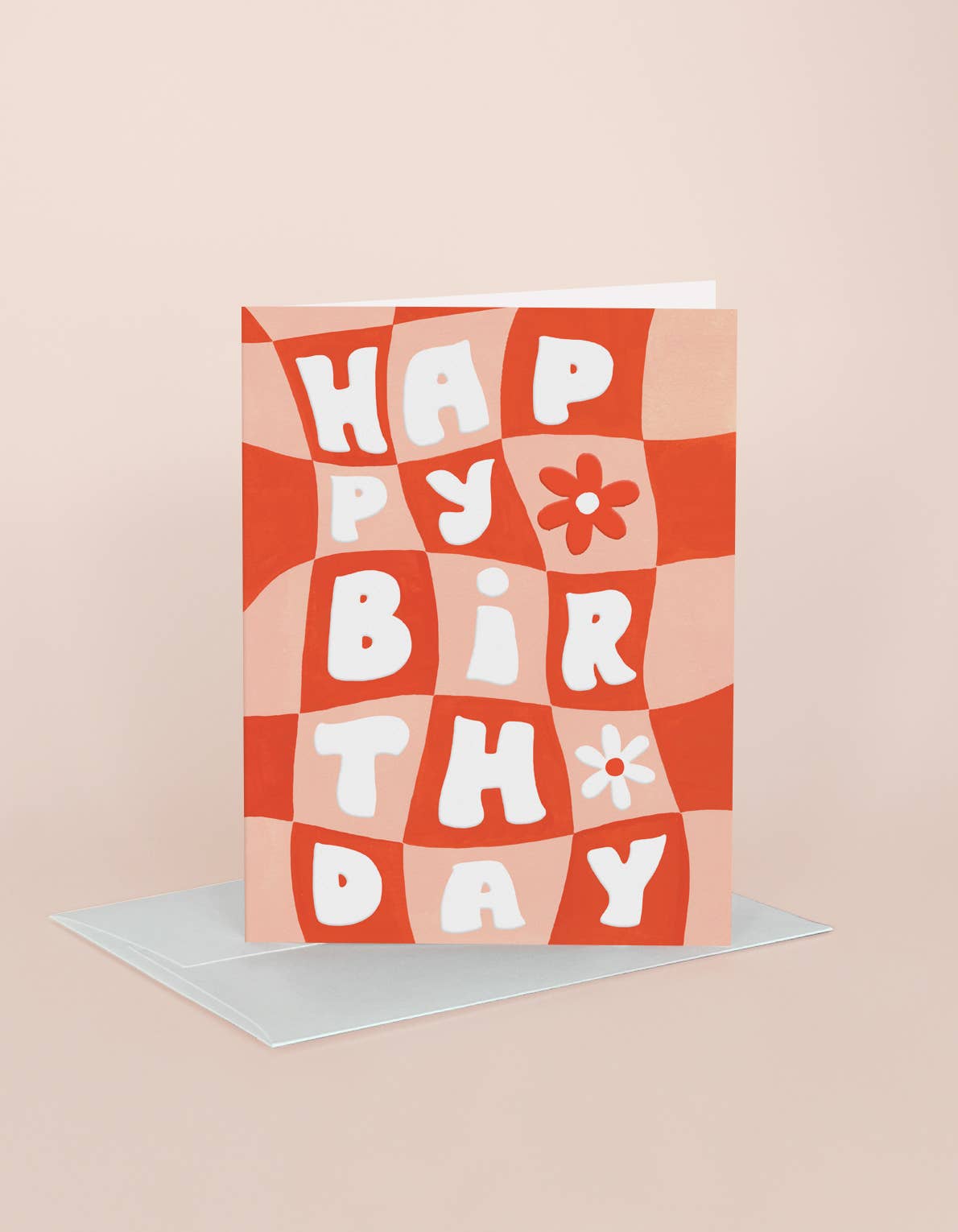 Checky Birthday Greeting Card