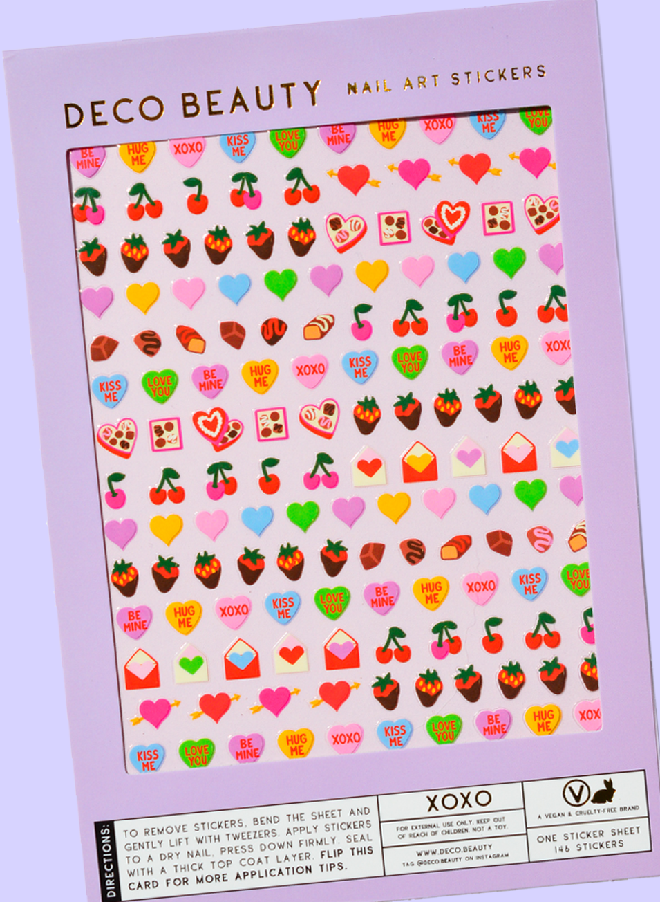 Nail Art Stickers / XOXO