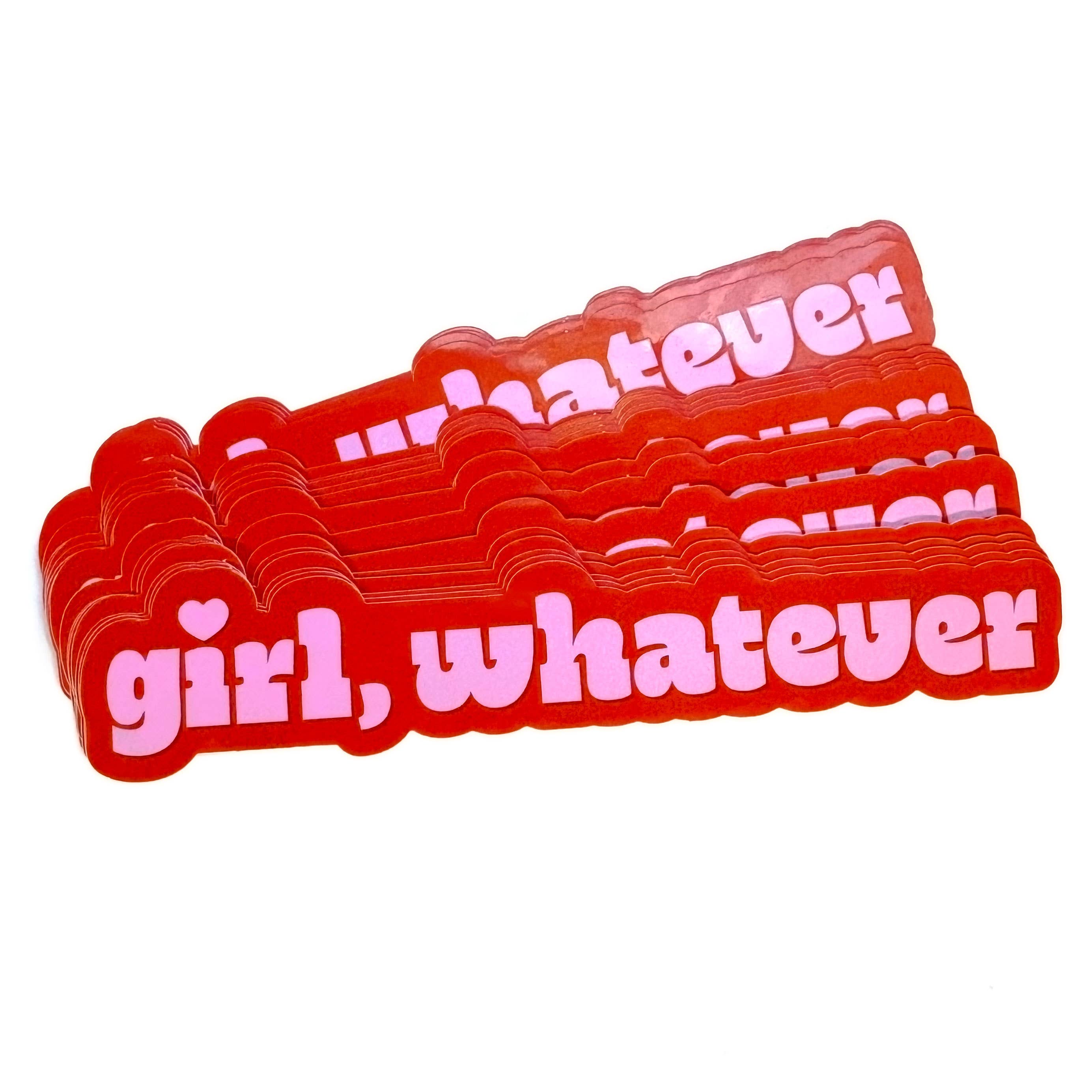 Girl, Whatever Vinyl Sticker