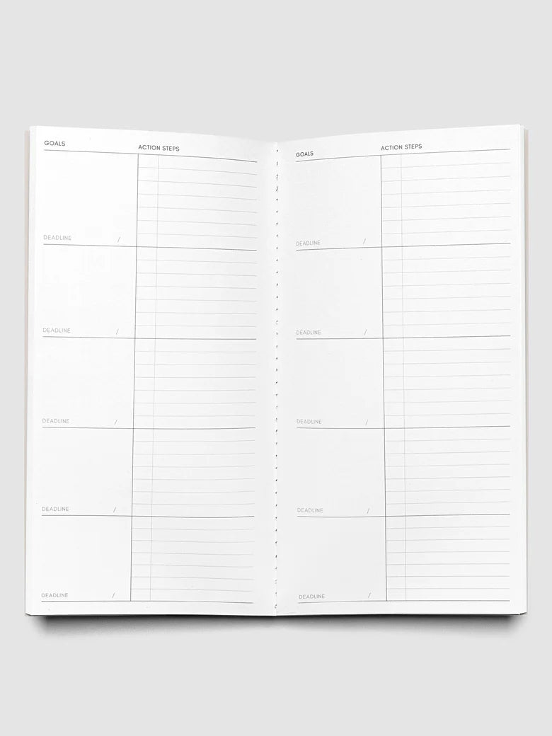 Goal Tracking Notebook / A5 Slim