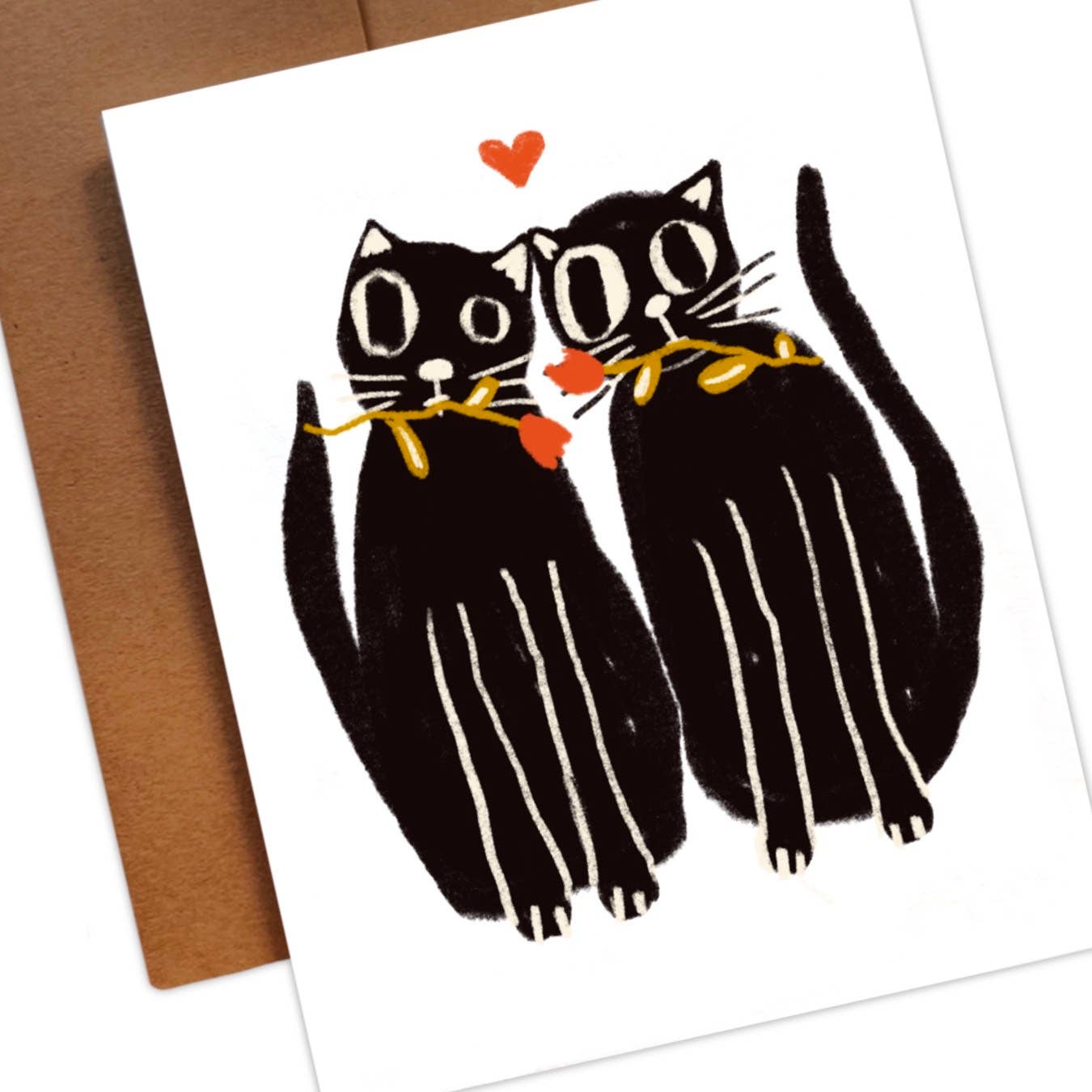 Cats in Love Card