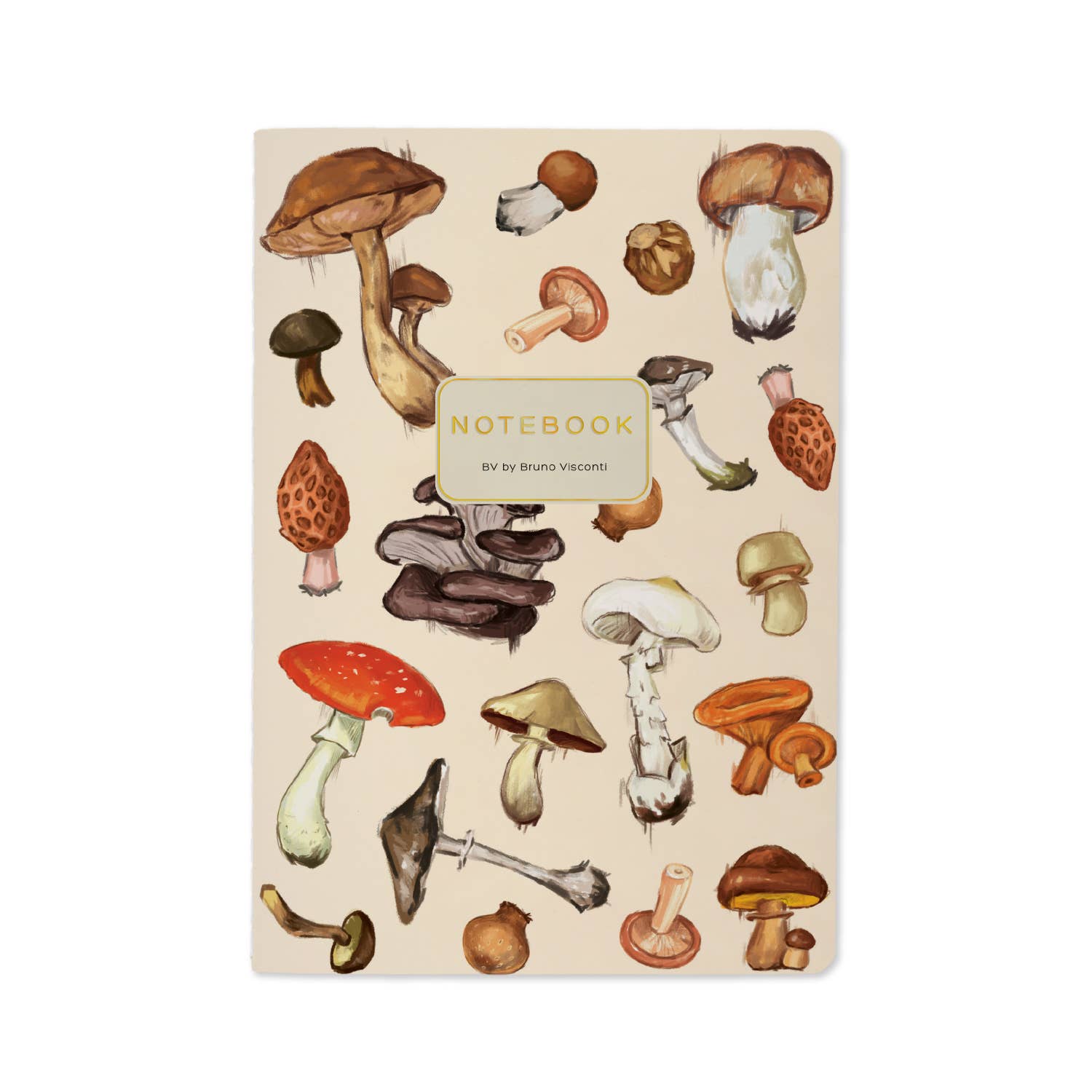 Mushroom Notebook / White