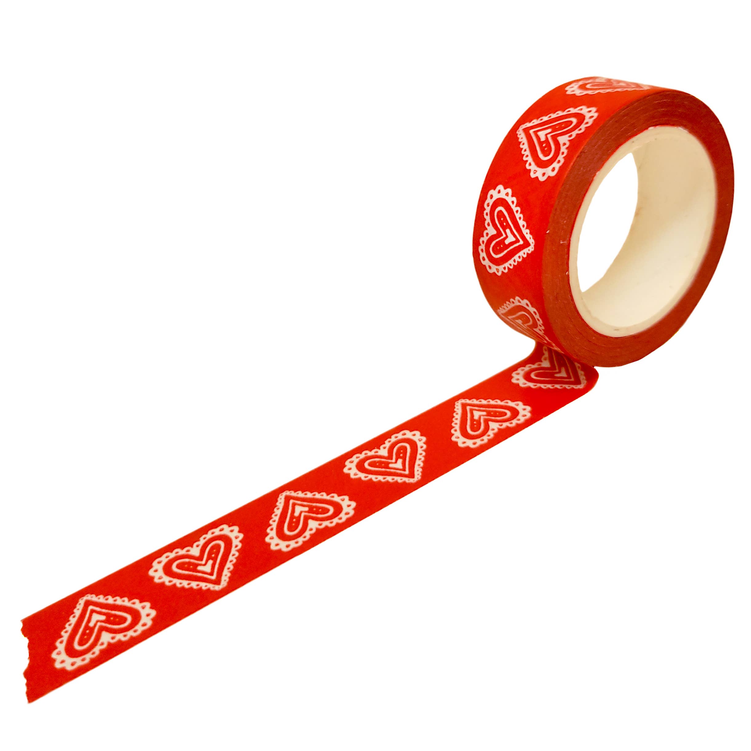 Folk Valentine Heart Washi Tape