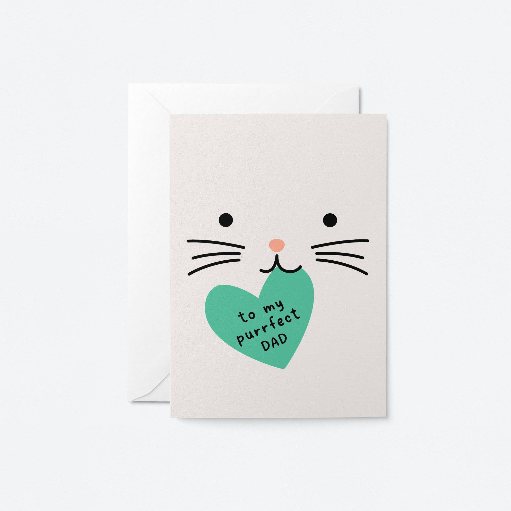 To my purrfect dad Card