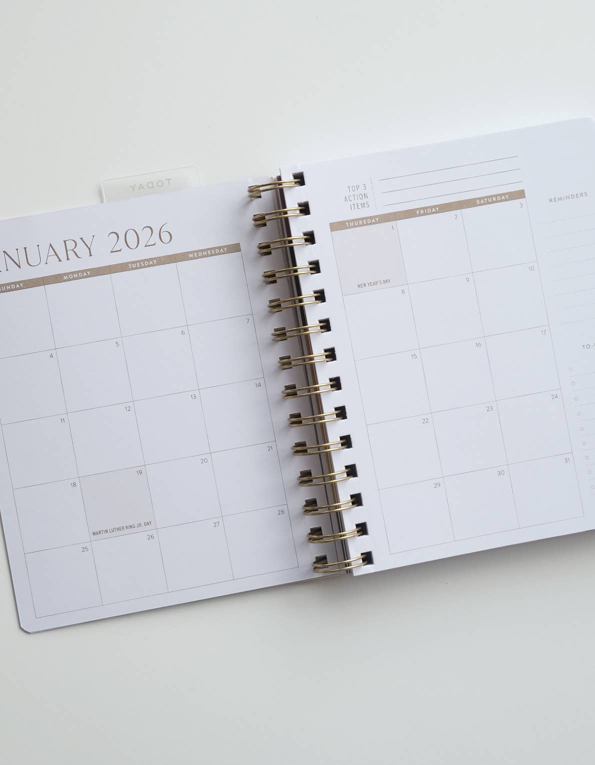 2026 Pocket Size Planner / Painted Stripes