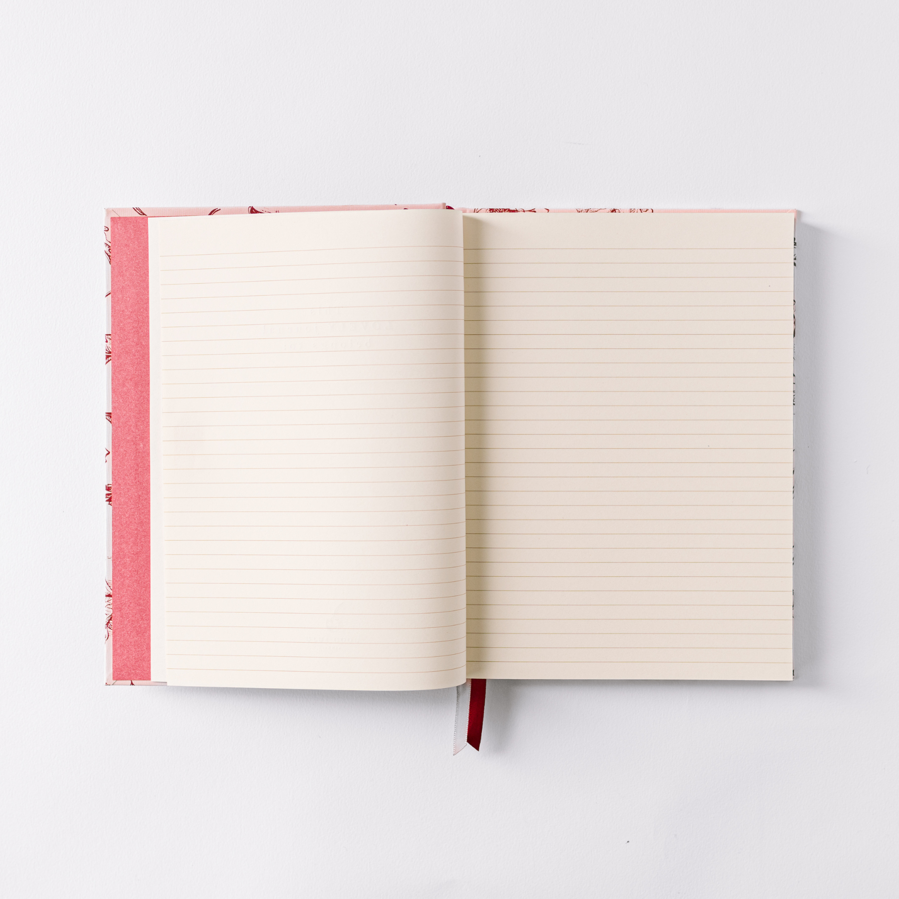 Pink Botanical Bird Toile Journal