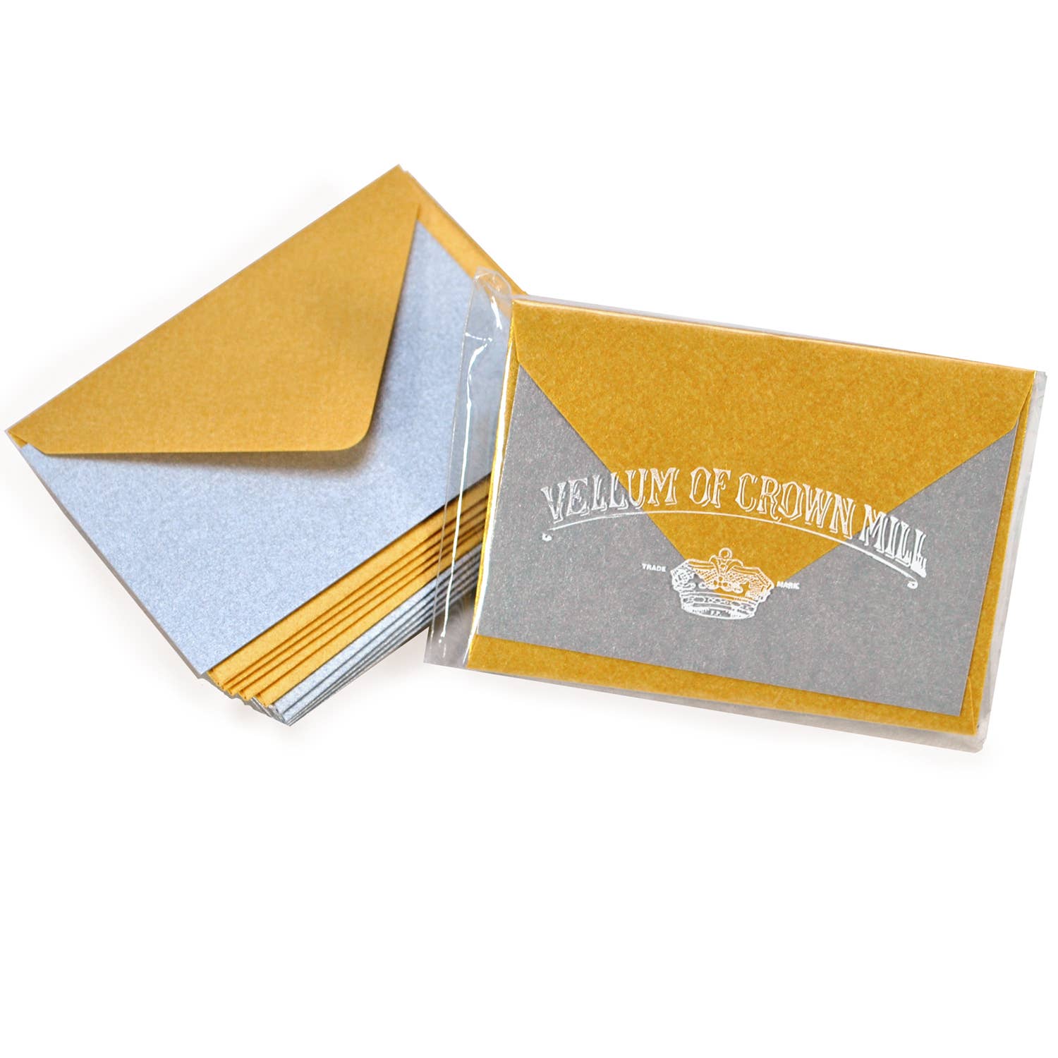 Original Crown Mill Metallic Mini Note Card Sets