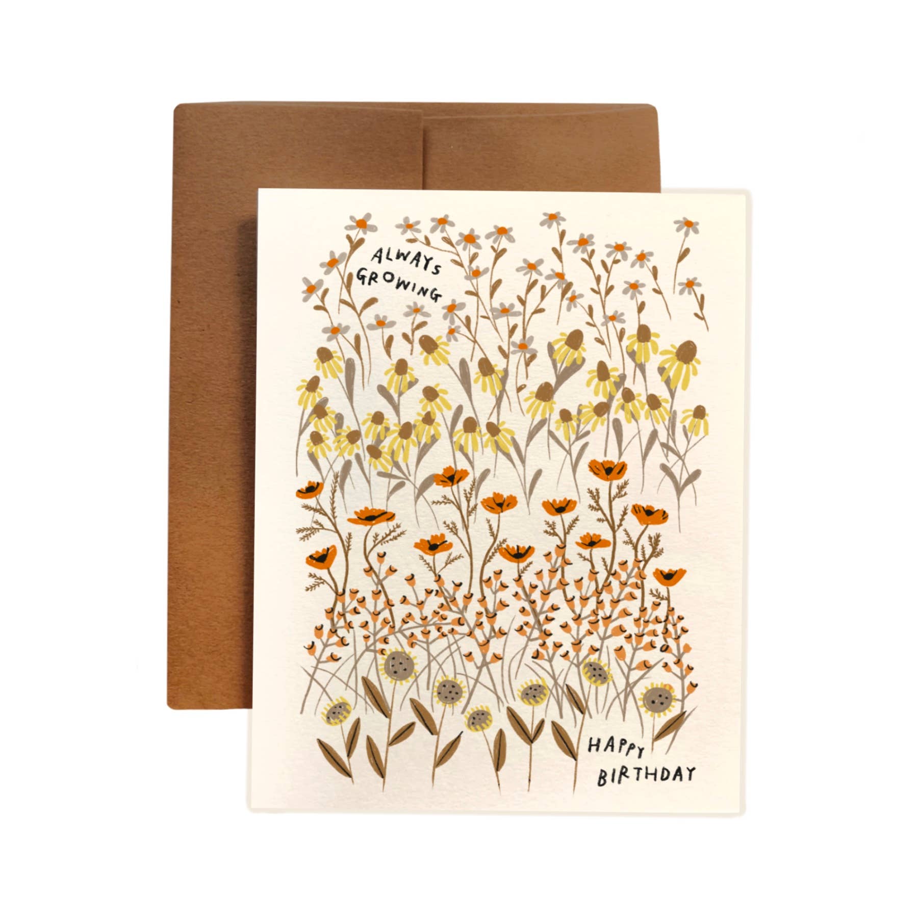 ALWAYS GROWING Birthday Greeting Card