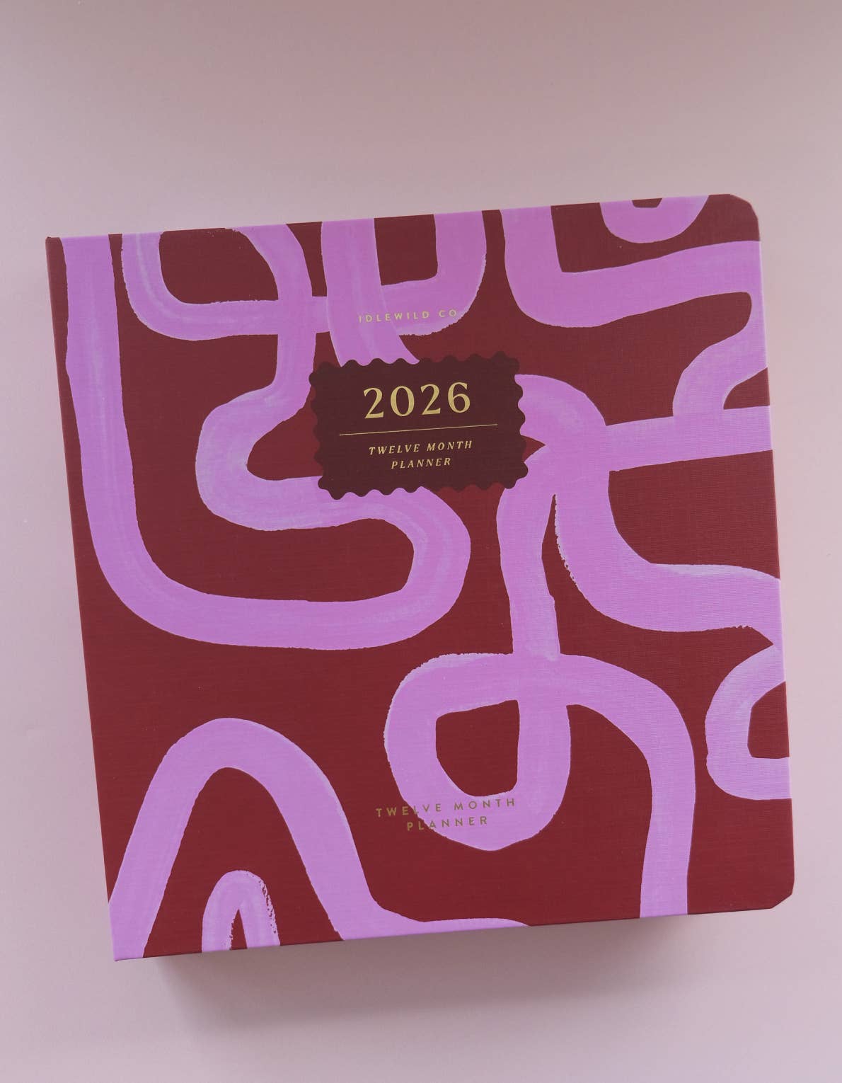 2026 Hardcover Planner / Magenta Squiggle