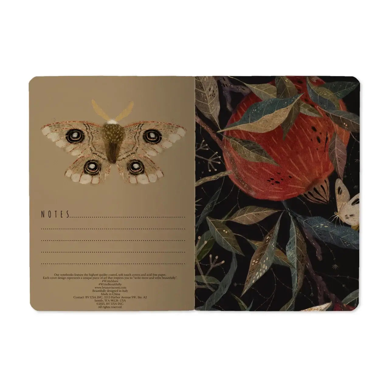 Pom on the Vine Notebook / A6