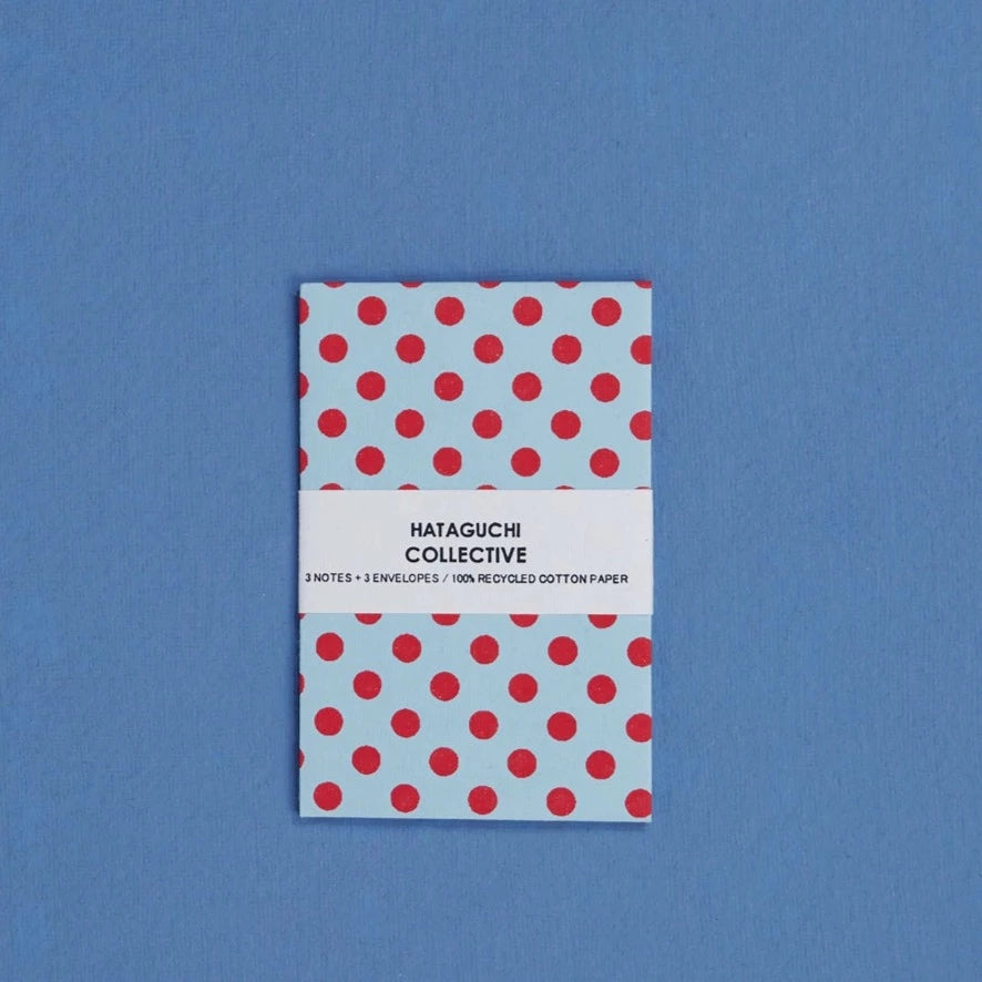 Small Envelope and Notecard Set / Blue Dot