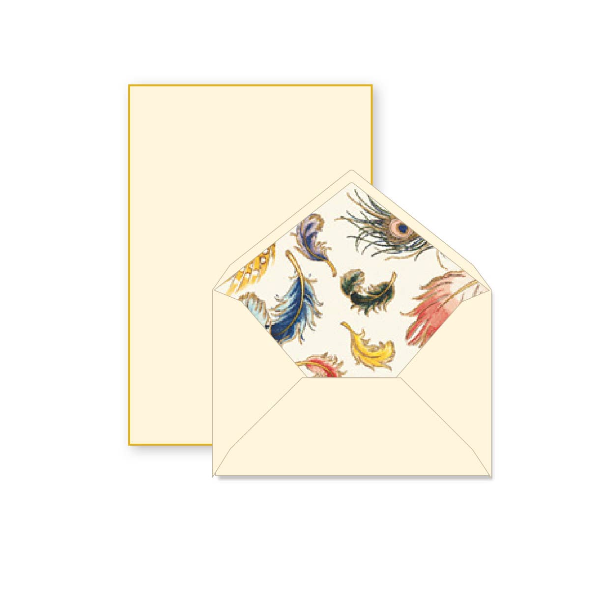 Rossi 1931 100% Cotton Bordered Writing Sheets Letter Set