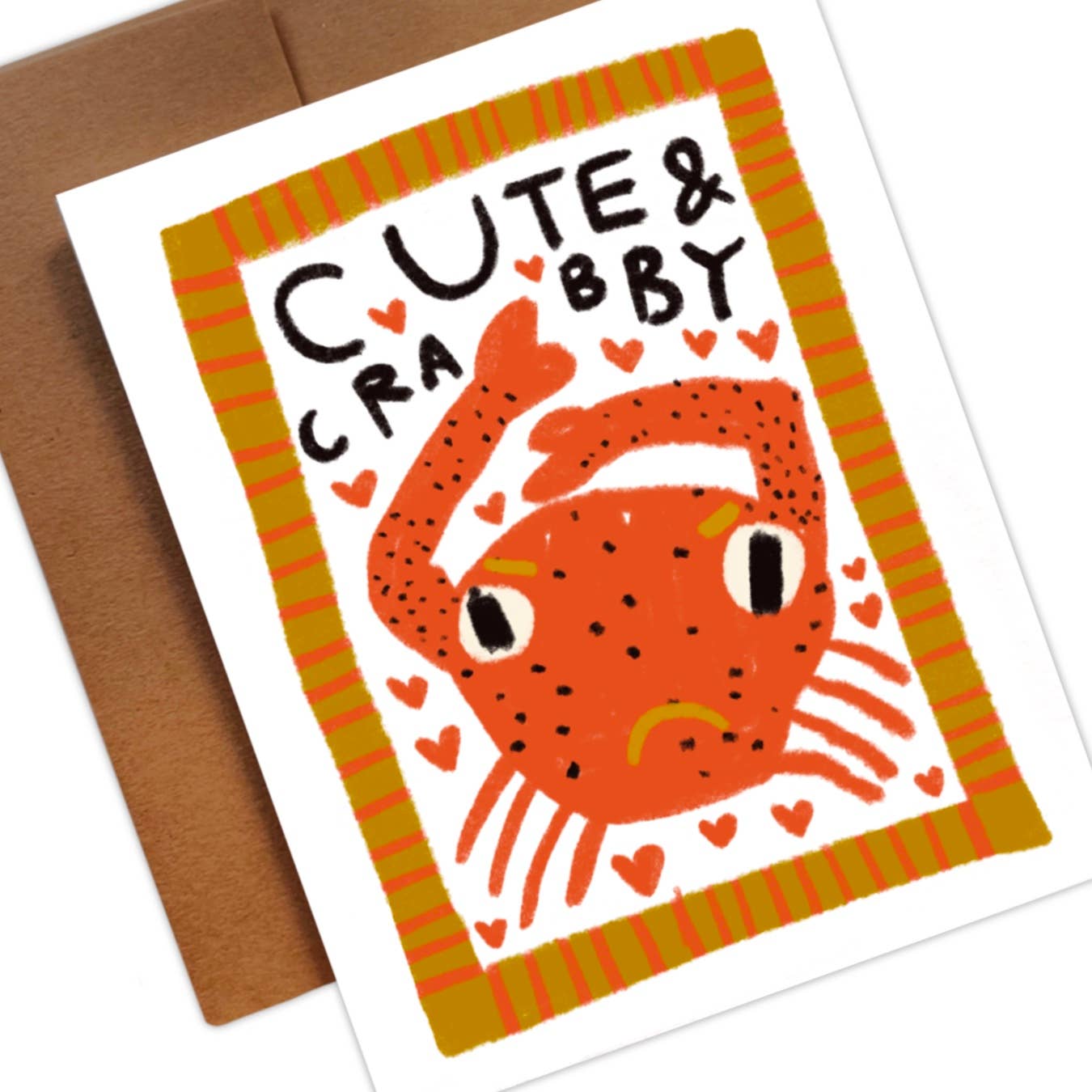 CUTE & CRABBY Greeting Card