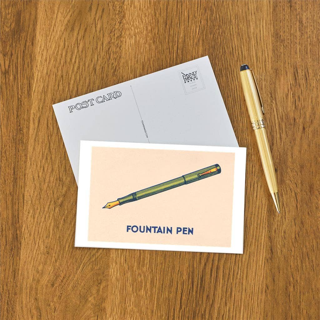 Fountain Pen Postcard