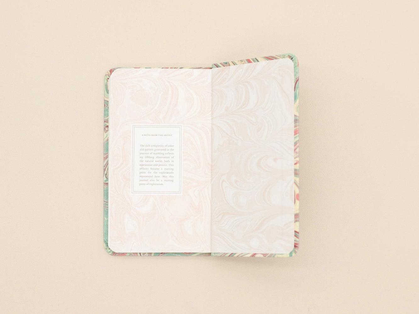 Marble Hardcover Journal / Pocket / Halcyon