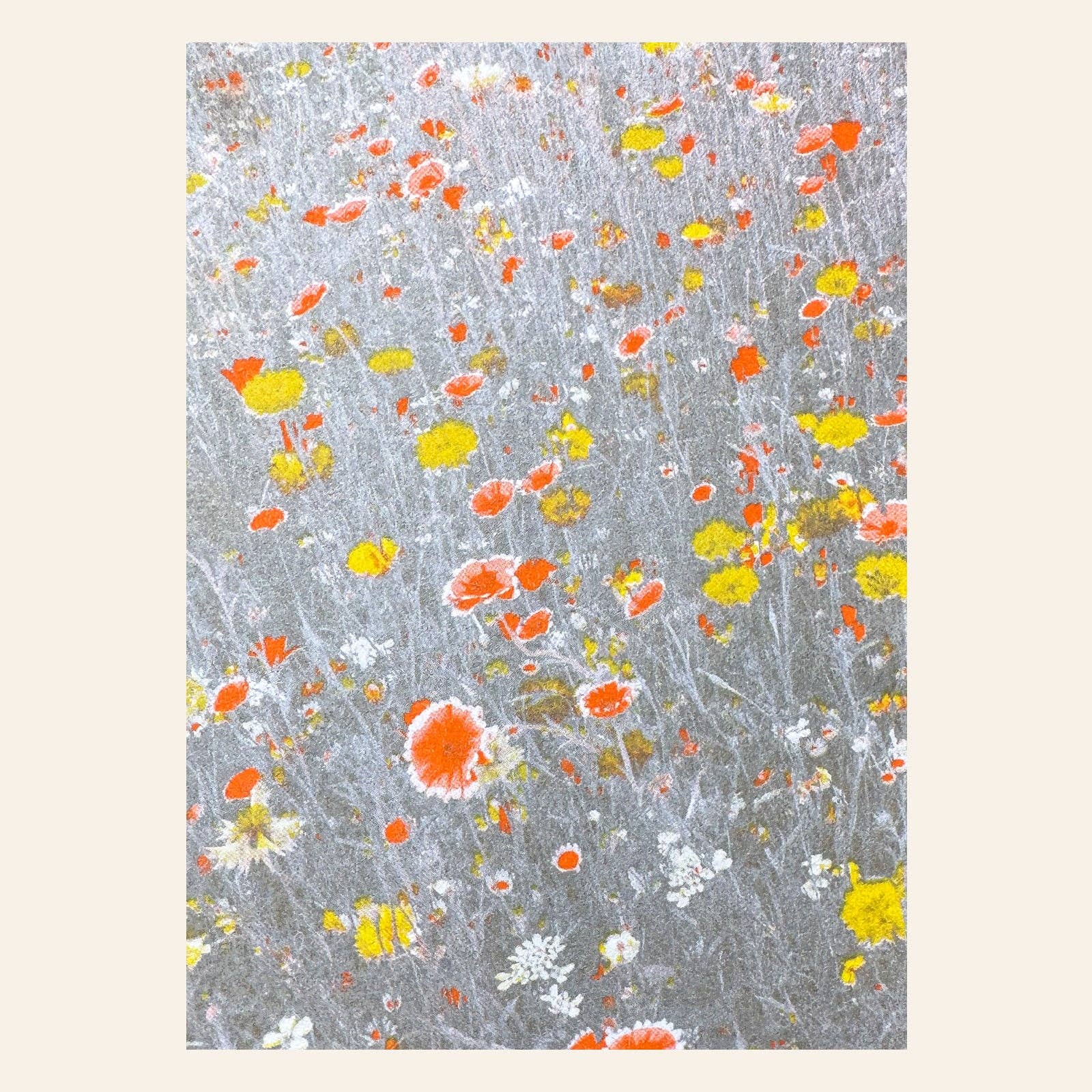 Orange Wildflower Postcard