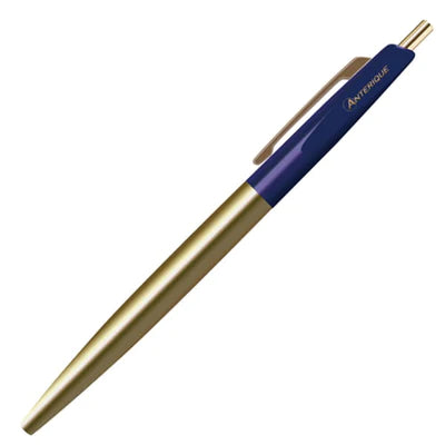 Anterique Brass Ballpoint Pen / Navy