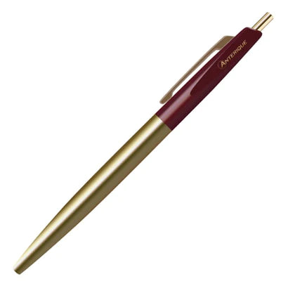 Anterique Brass Ballpoint Pen / Burgundy