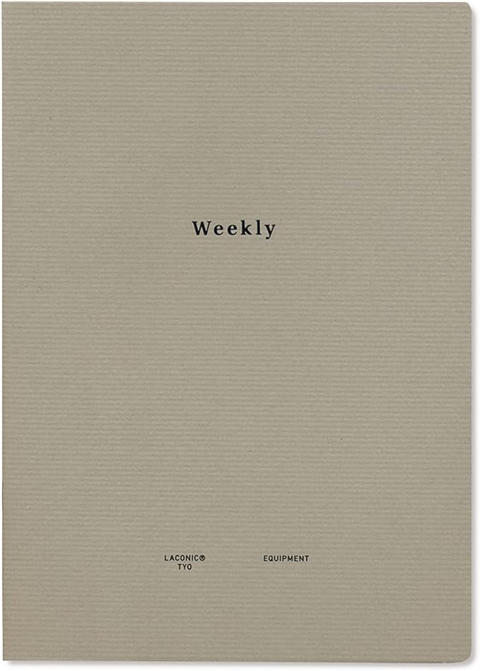 Weekly Schedule Style Notebook / A5