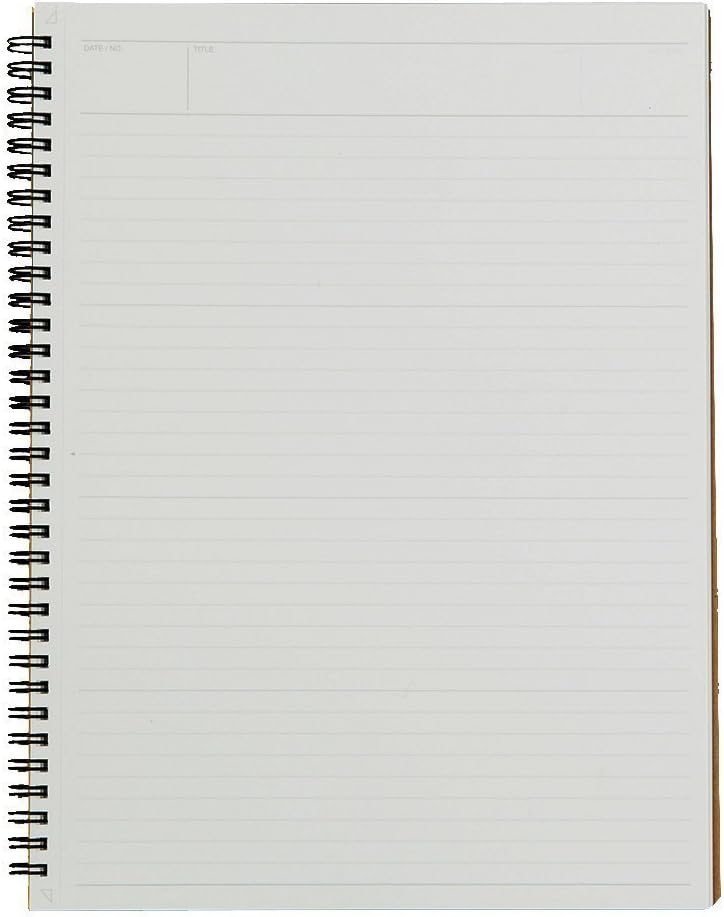 Mnemosyne A4 Lined Spiral Notebook