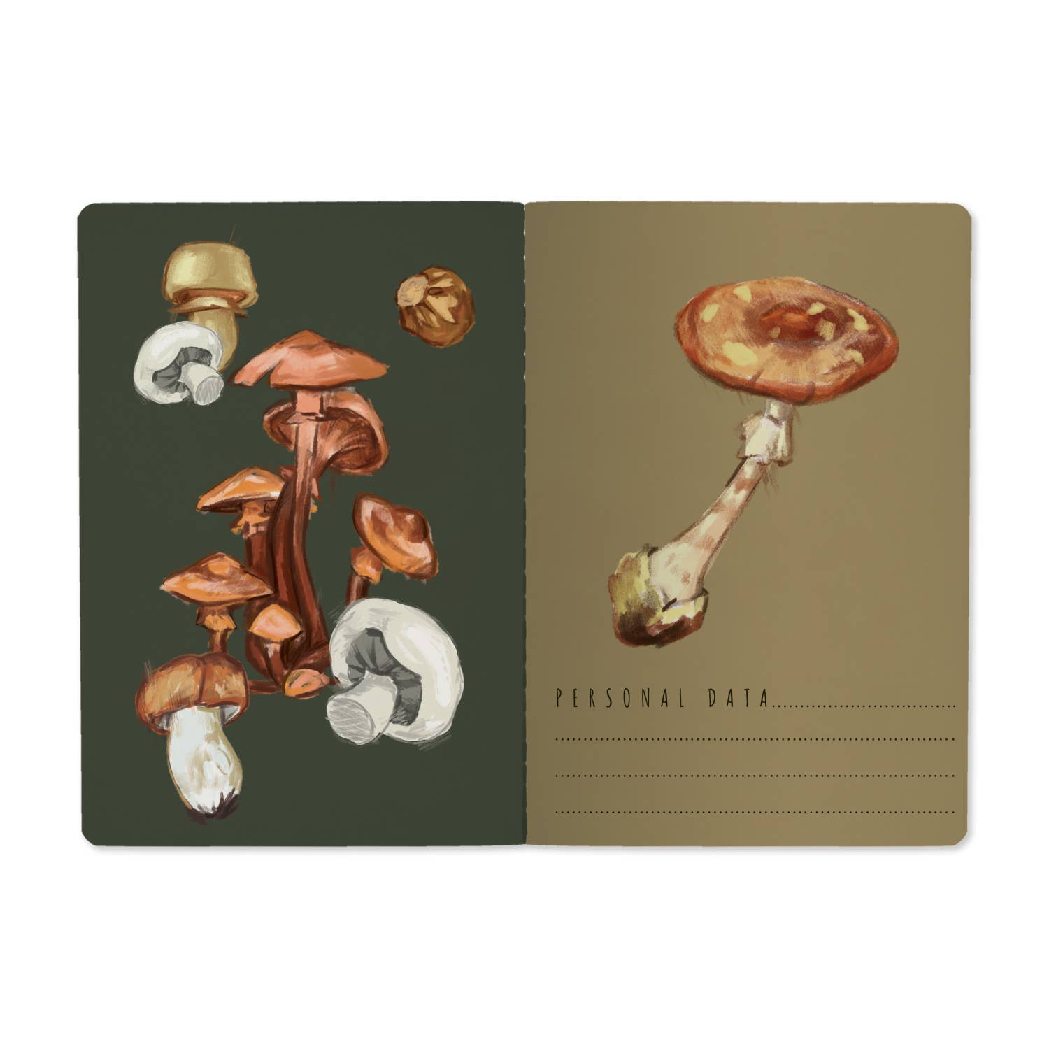 Mushrooms on Black 2 