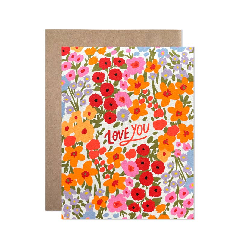 Love You Anna's Garden Card