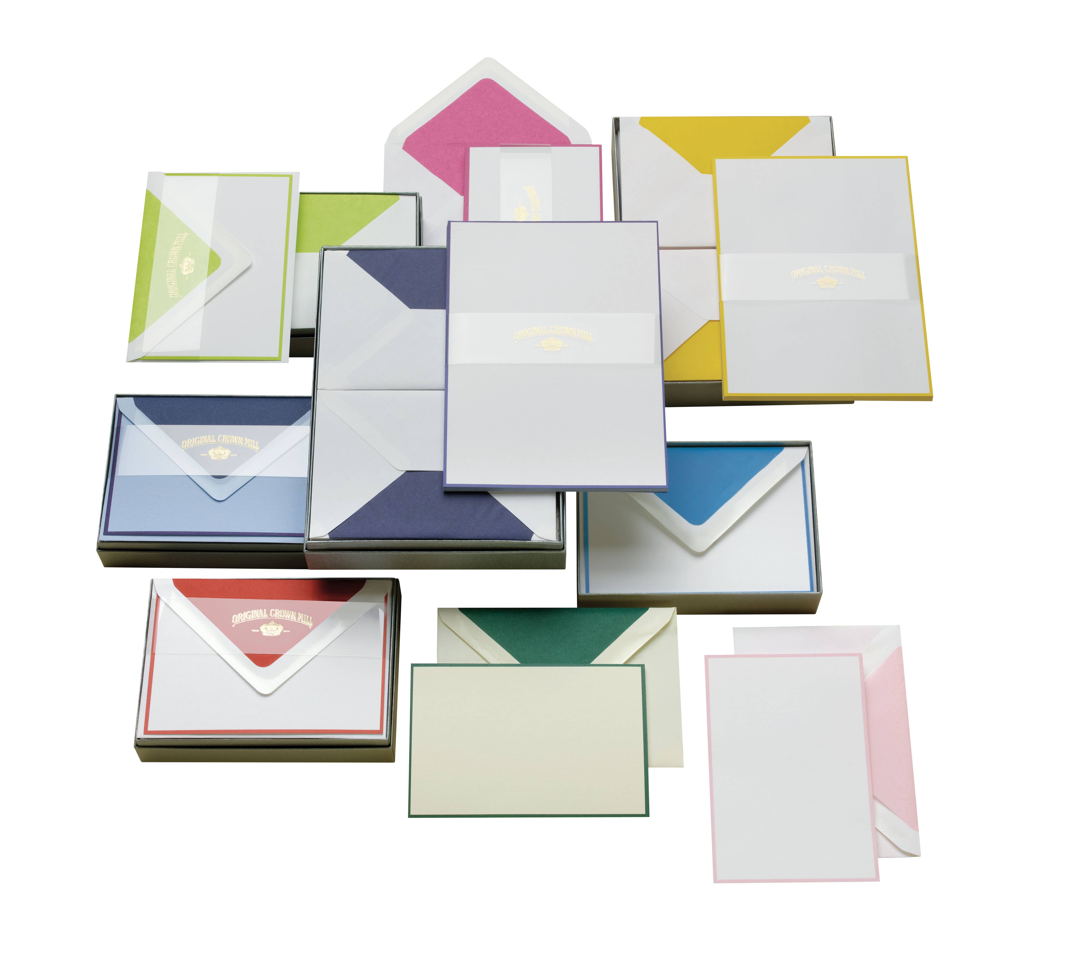 Original Crown Mill Bi-Color Note Cards