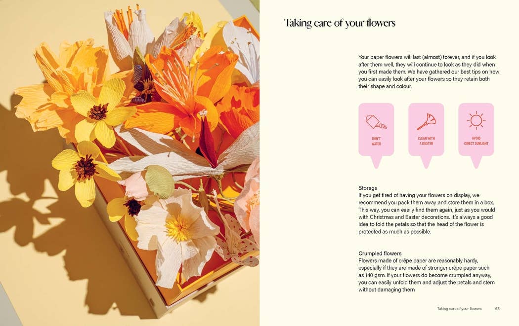 Paper Flowers Book