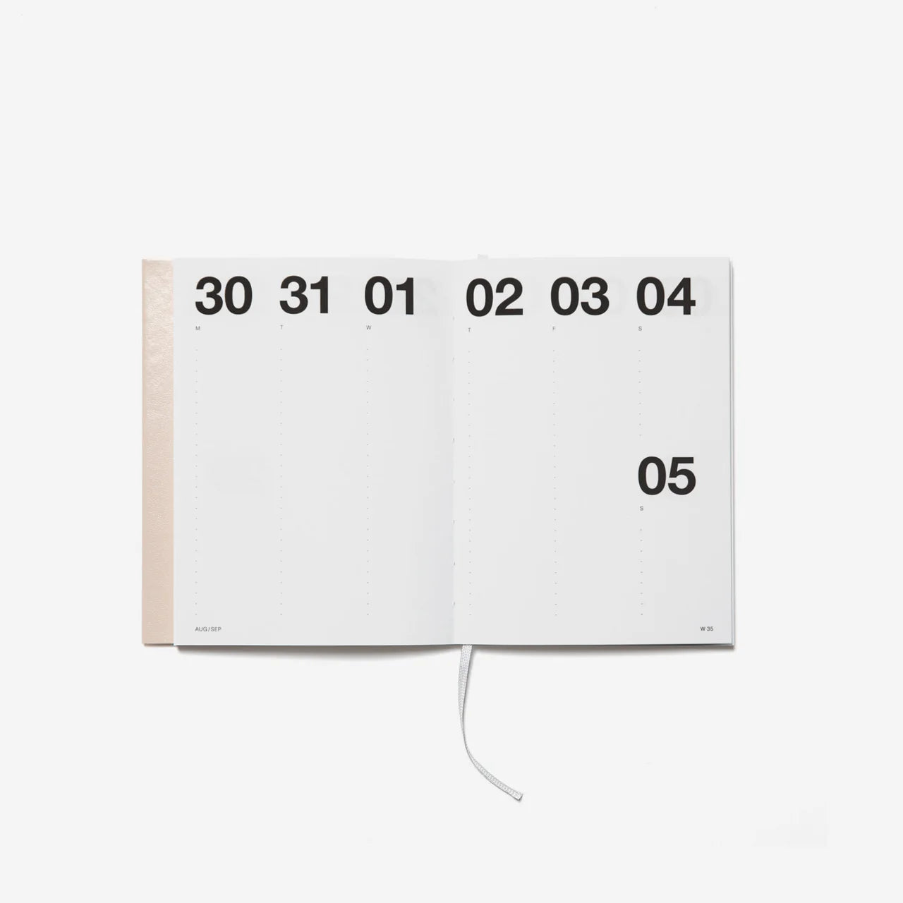 2026 Classic Planner / Powder + Black Foil / Marjolein Delhaas