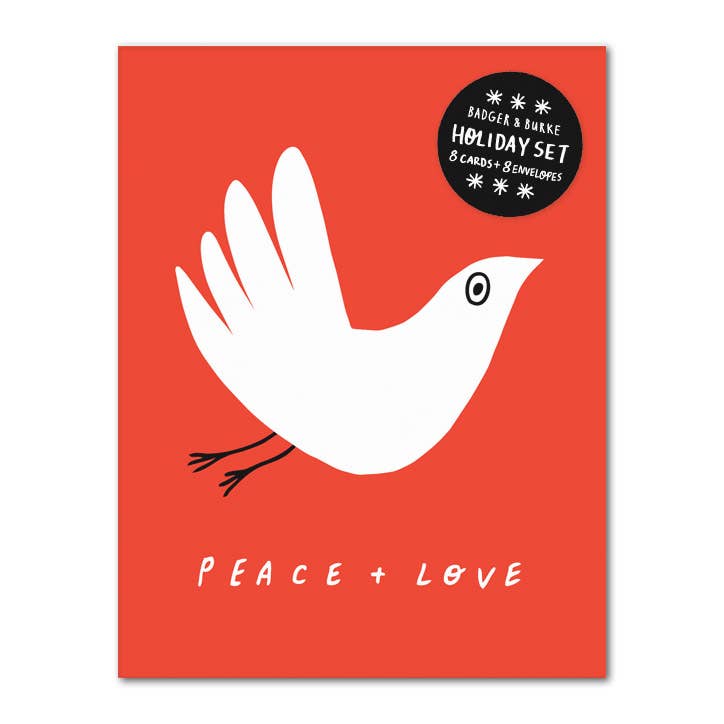 Peace + Love Greeting Card Set