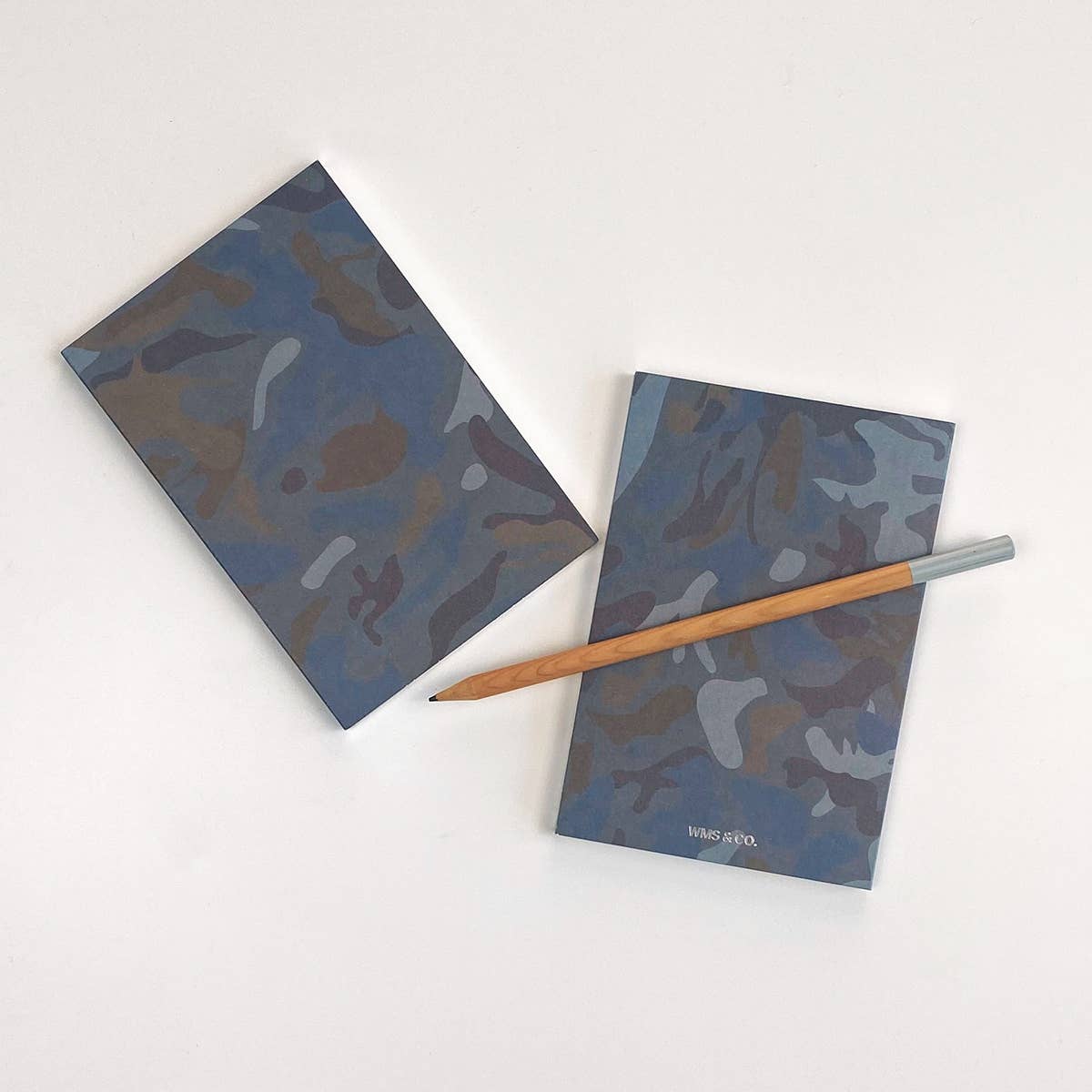 Camo Jotter: Charcoal Gray with Silver Edging