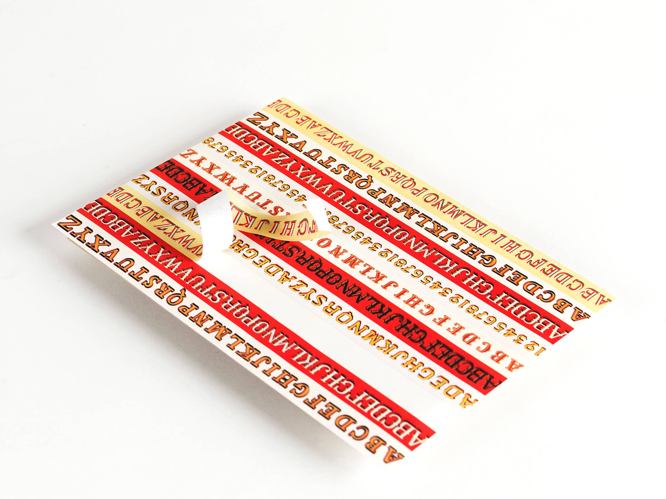Vintage Alphabets Label Sticker & Tape Book