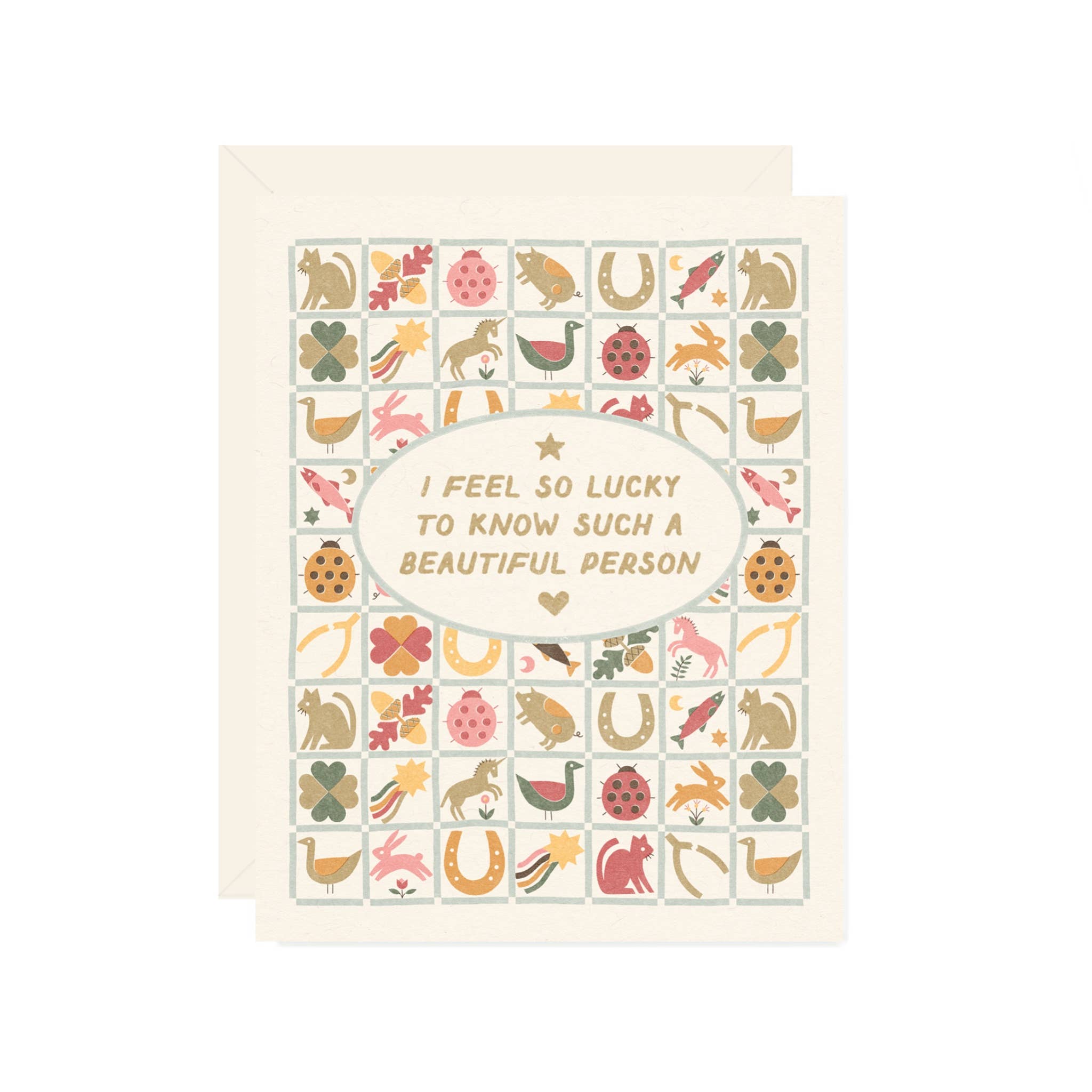 Lucky Quilt Card