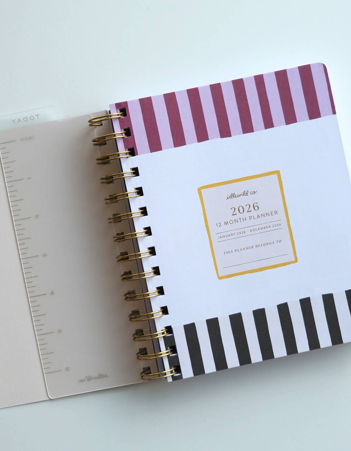 2026 Pocket Size Planner / Painted Stripes