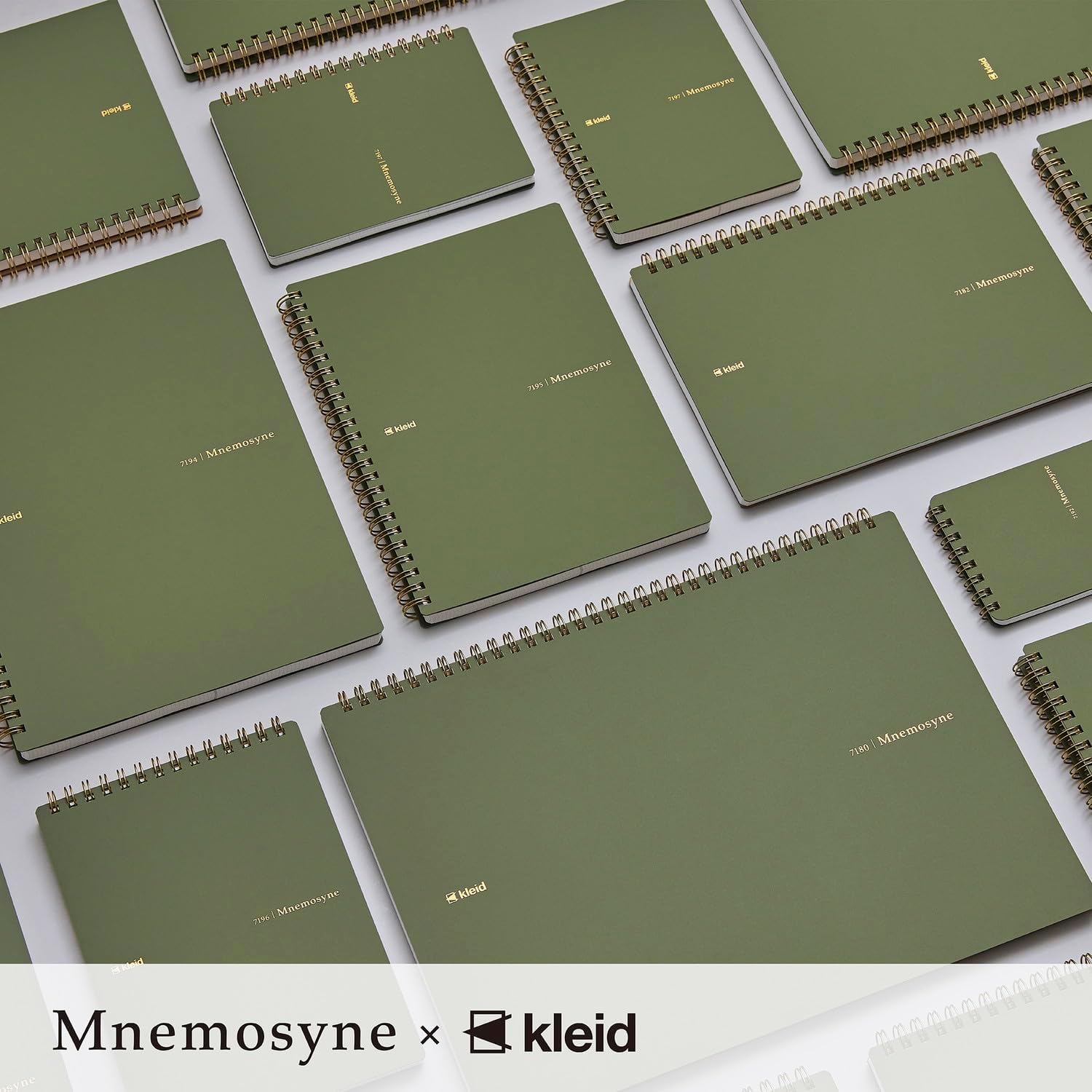 Mnemosyne x Kleid A5 Grid Spiral 7195 Notebook