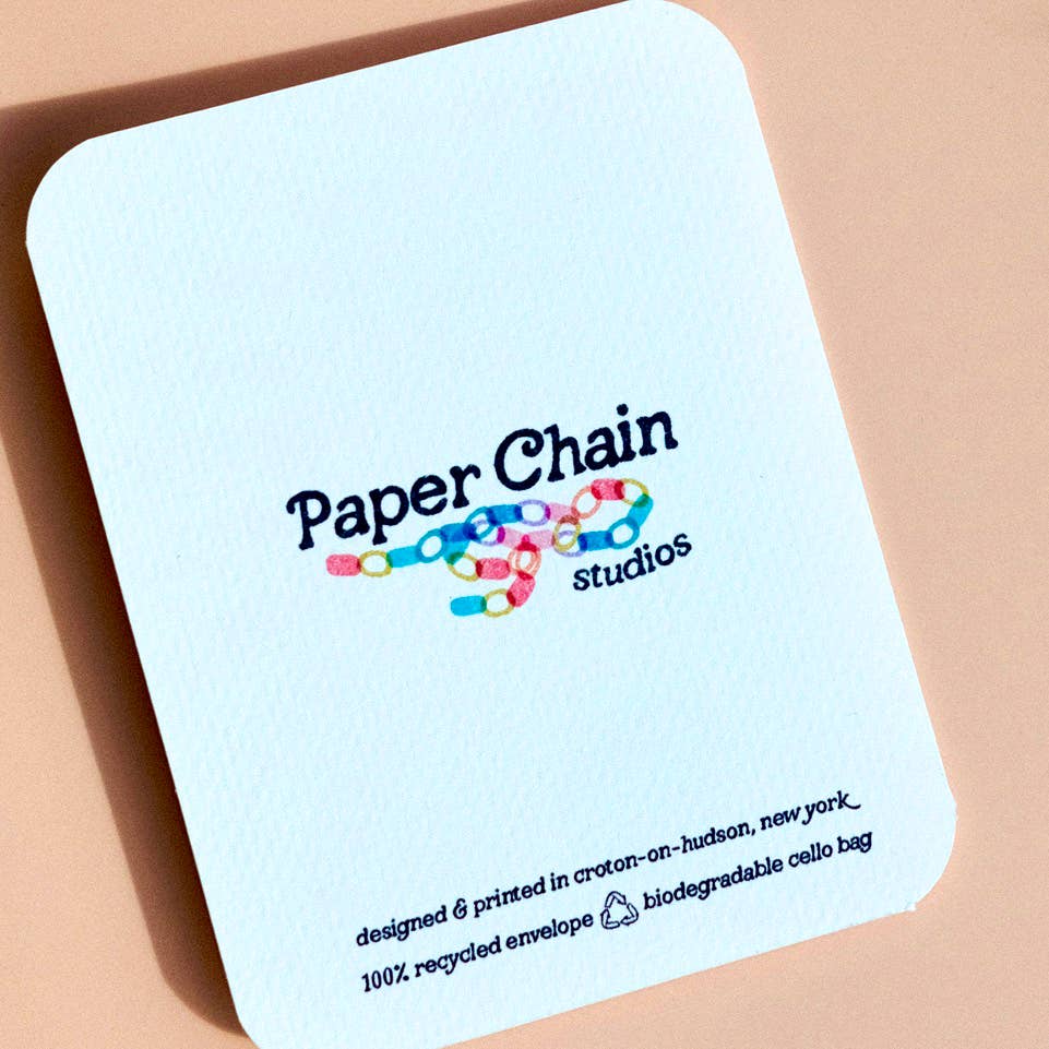 Plaid Thank You Card